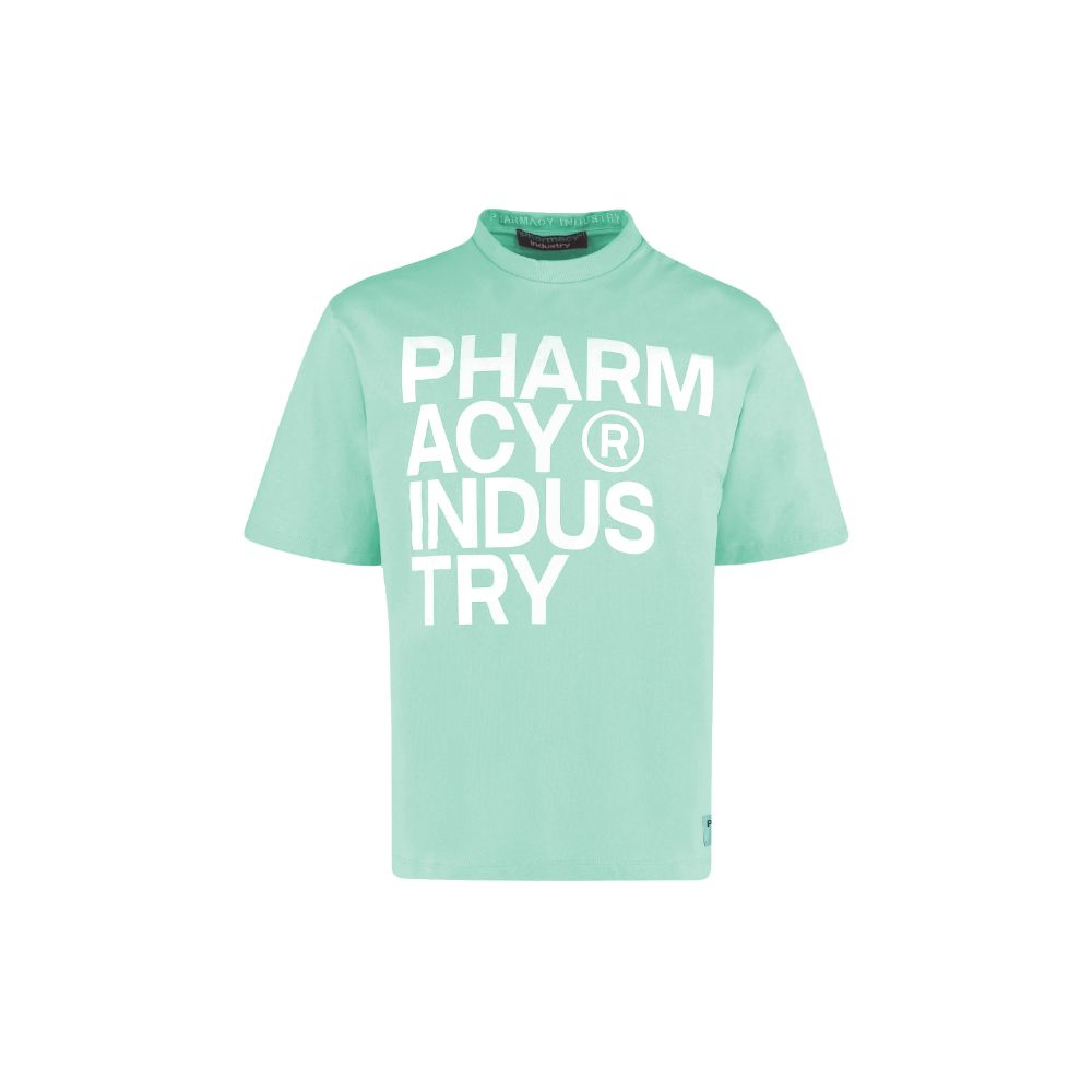 T-shirt à manches courtes avec logo Emerald Chic de l'industrie pharmaceutique