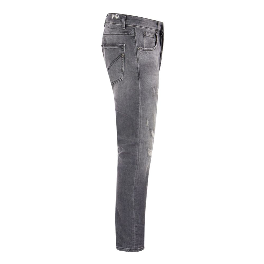 Dondup Chic Jean Dian gris avec détails vieillis