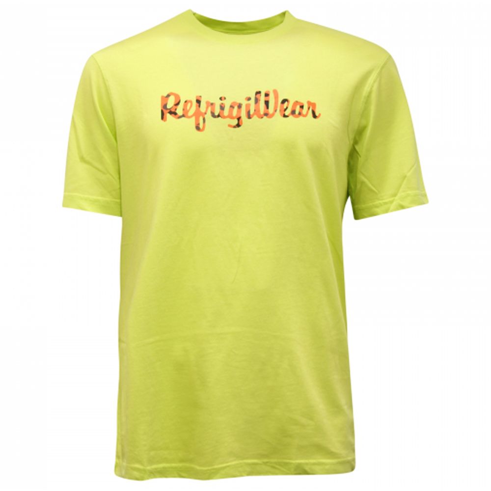 T-shirt à col rond avec logo jaune Sunshine Refrigiwear