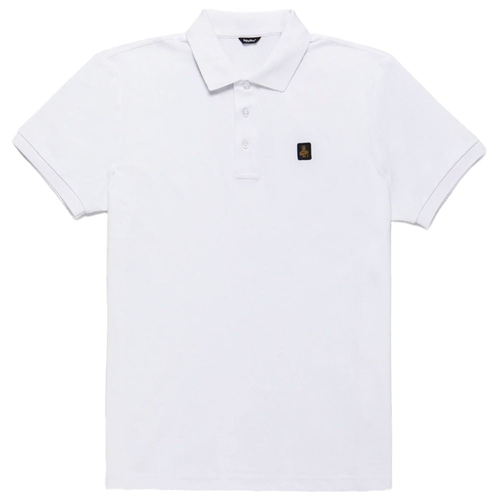 Refrigiwear Polo blanc élégant avec logo brodé