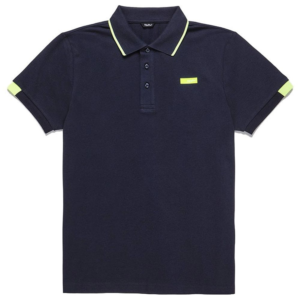 Refrigiwear Polo élégant en coton avec accents contrastés