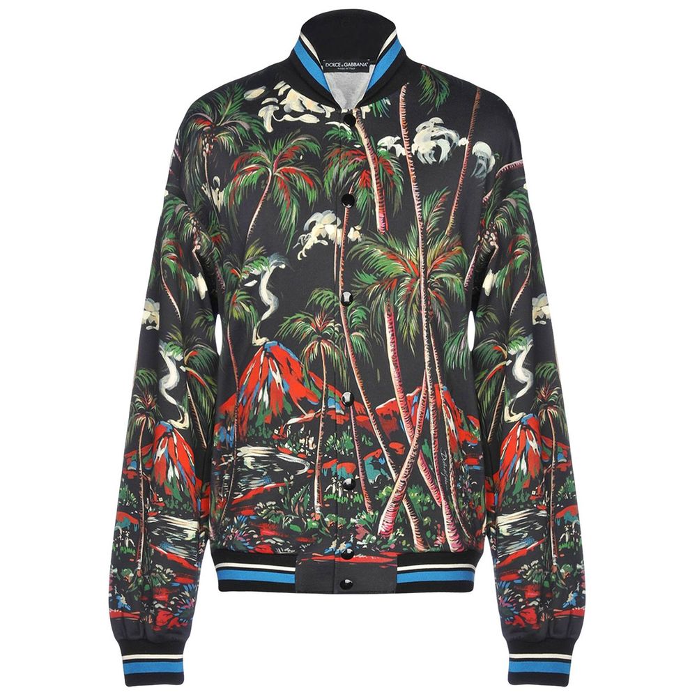 Dolce & Gabbana Elegant Silk-Lined Multicolor Jacket