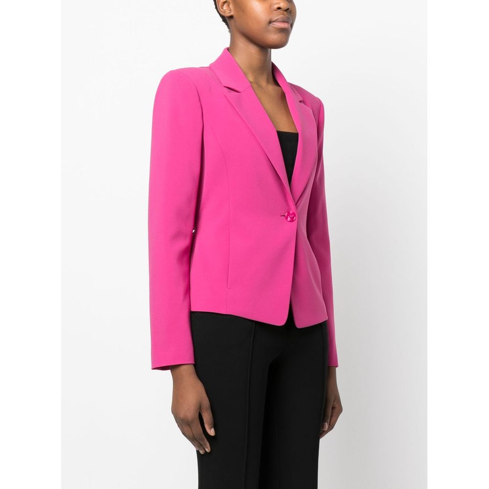 Patrizia Pepe Blazer chic extensible à un bouton fuchsia