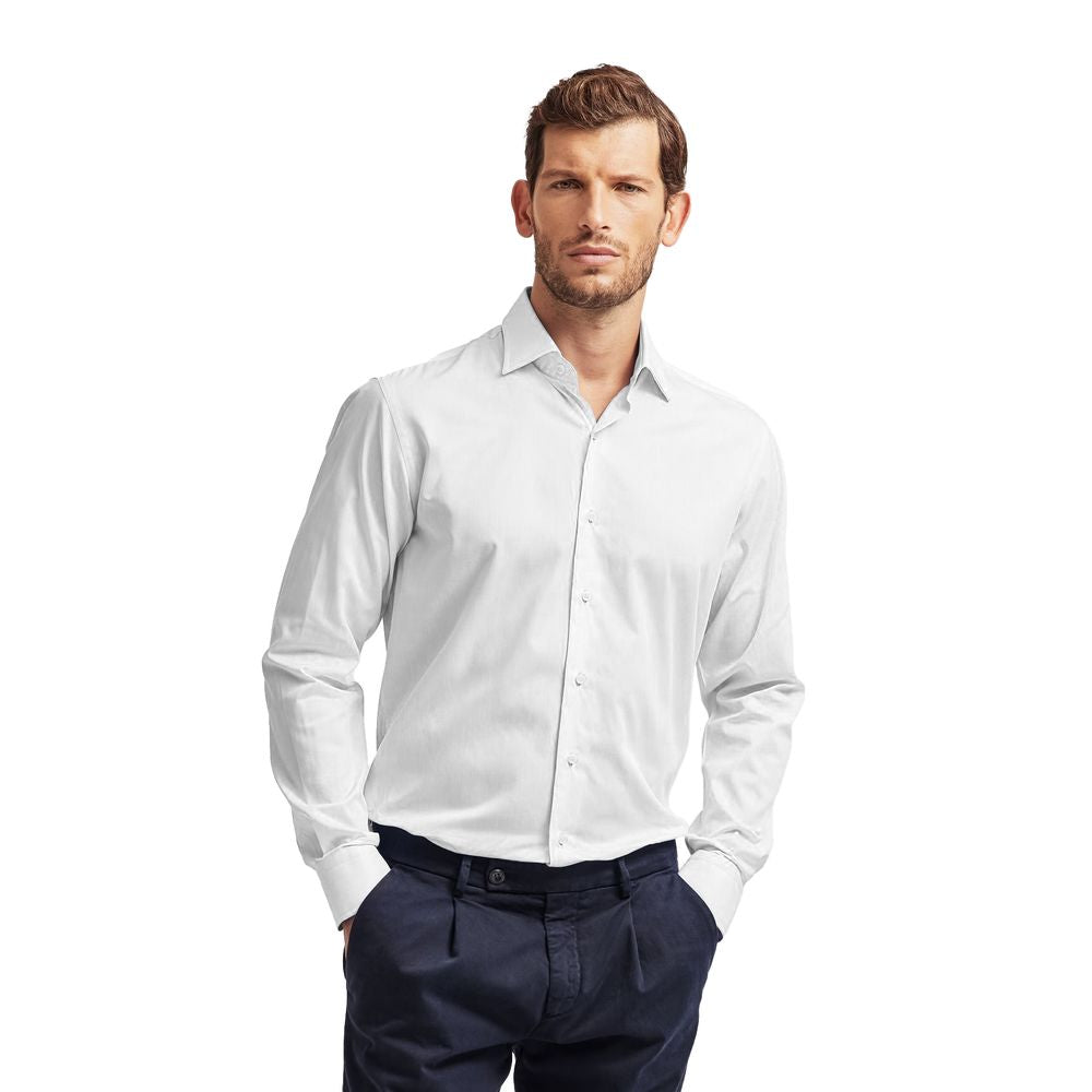 Ballantyne Chemise élégante en coton blanc pour homme