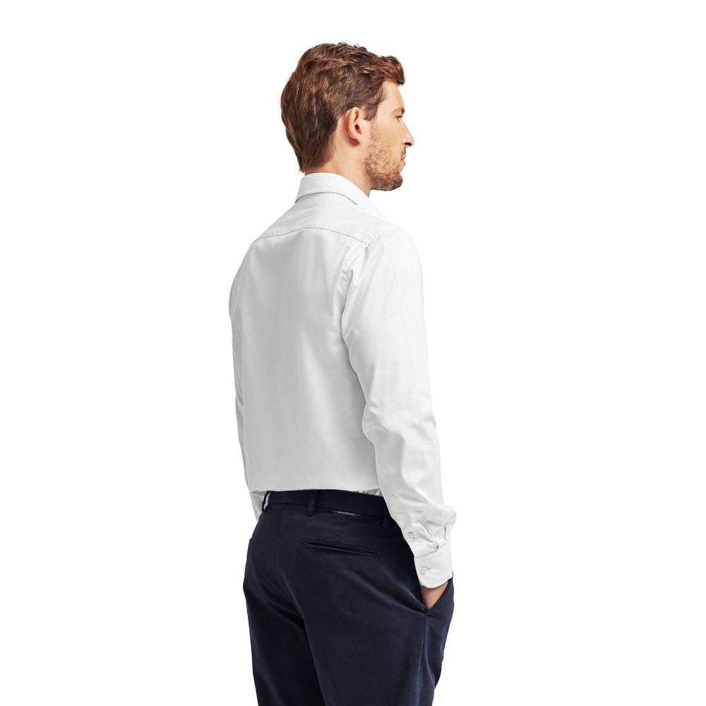 Ballantyne Chemise élégante en coton blanc pour homme