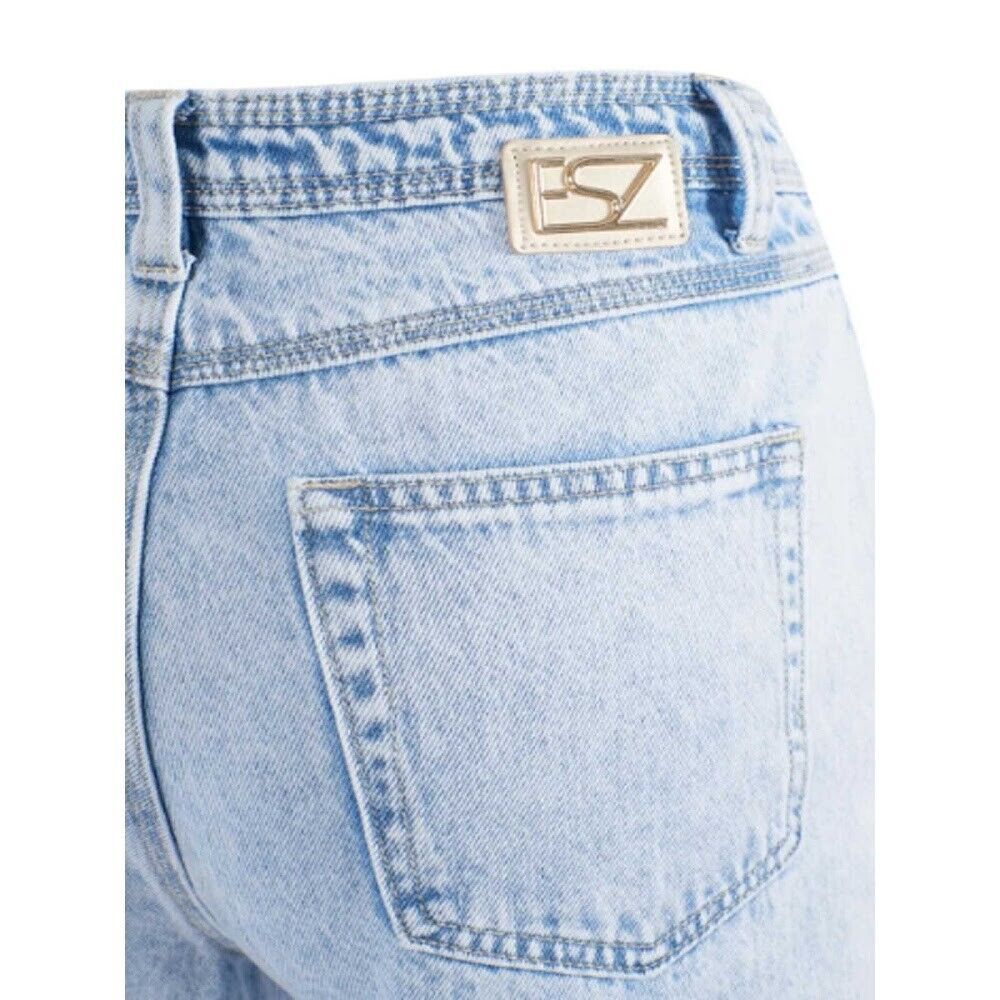 Yes Zee Chic Denim taille haute délavé clair