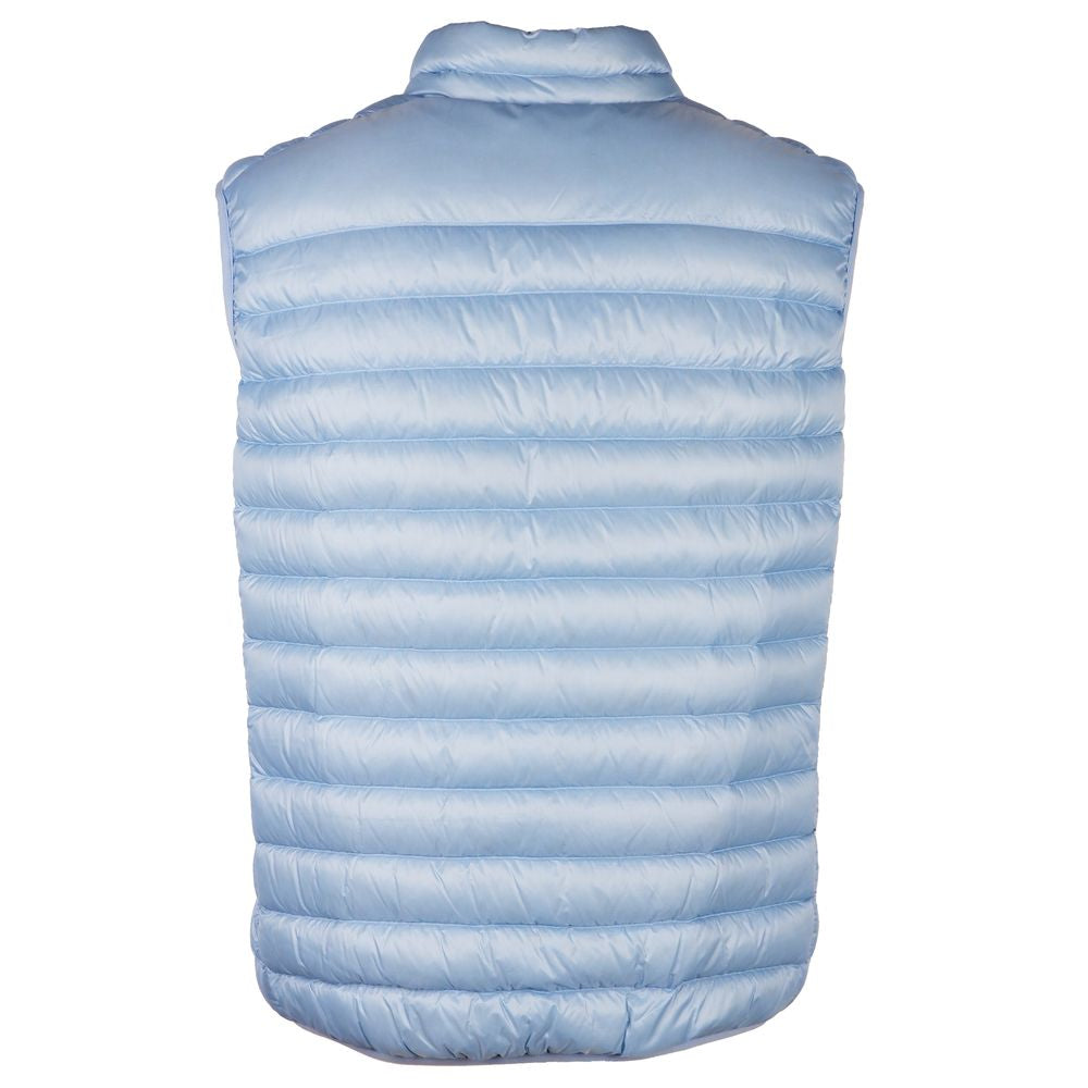 Gilet en nylon rembourré pour hommes élégant bleu clair Centogrammi