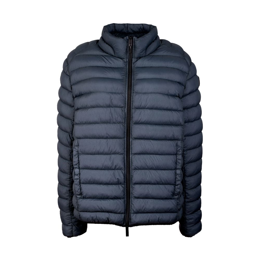 Gilet Zippé Rembourré Bleu Centogrammi Chic pour Homme