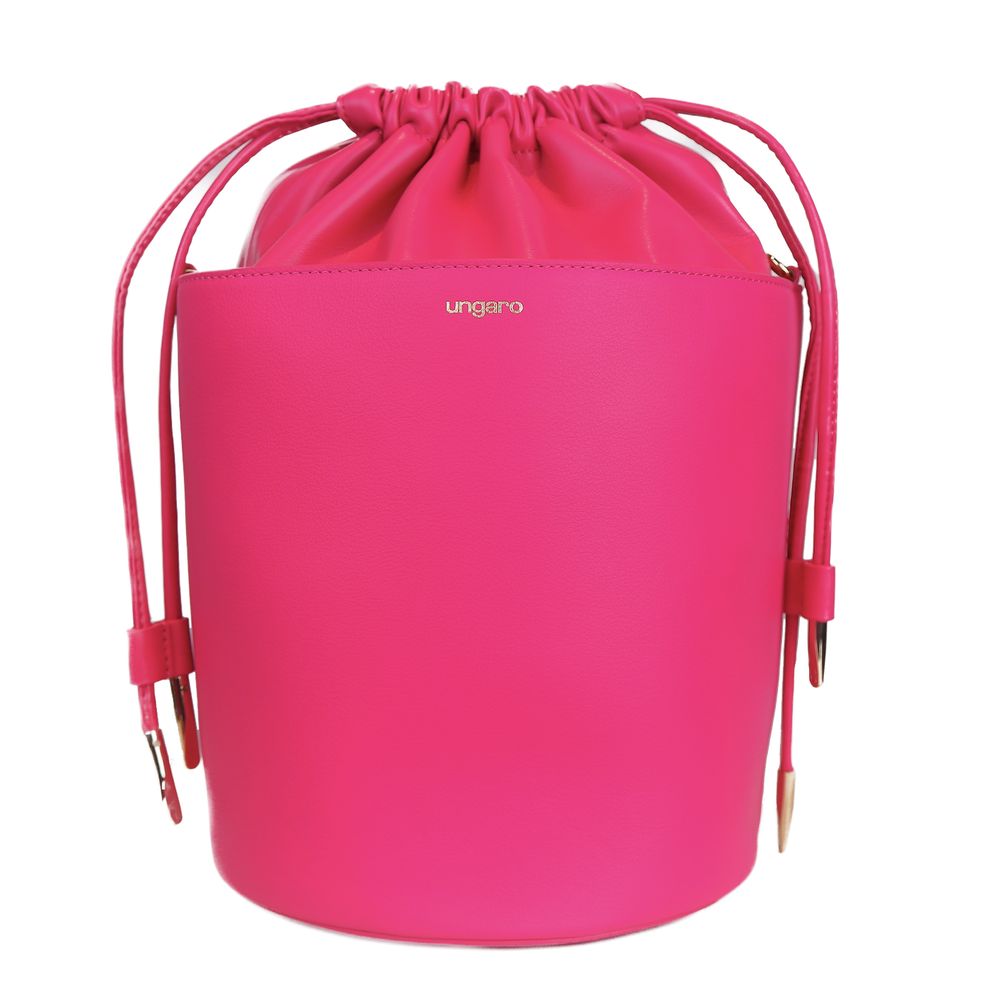 Sac seau en cuir Ungaro Fuchsia Elegance