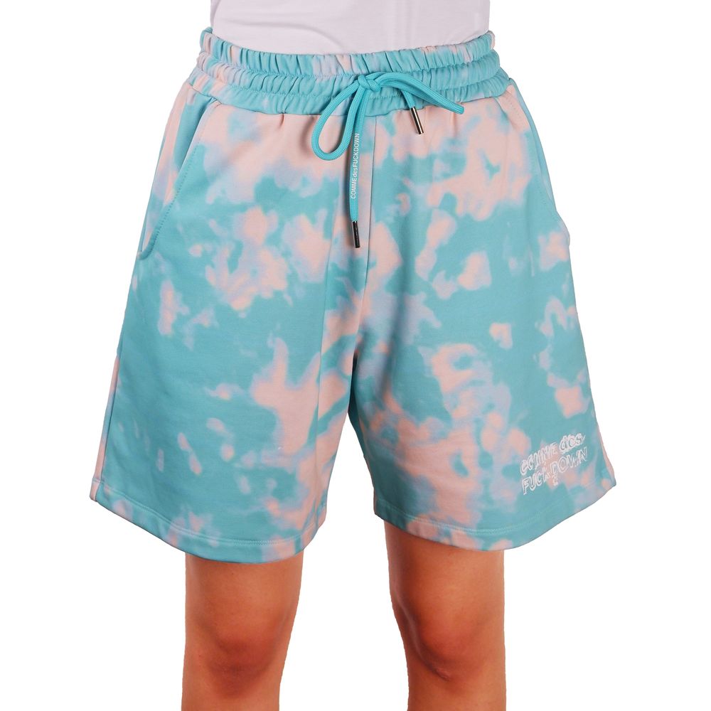 Comme Des Fuckdown Chic Bermuda Bicolore - Bleu Clair