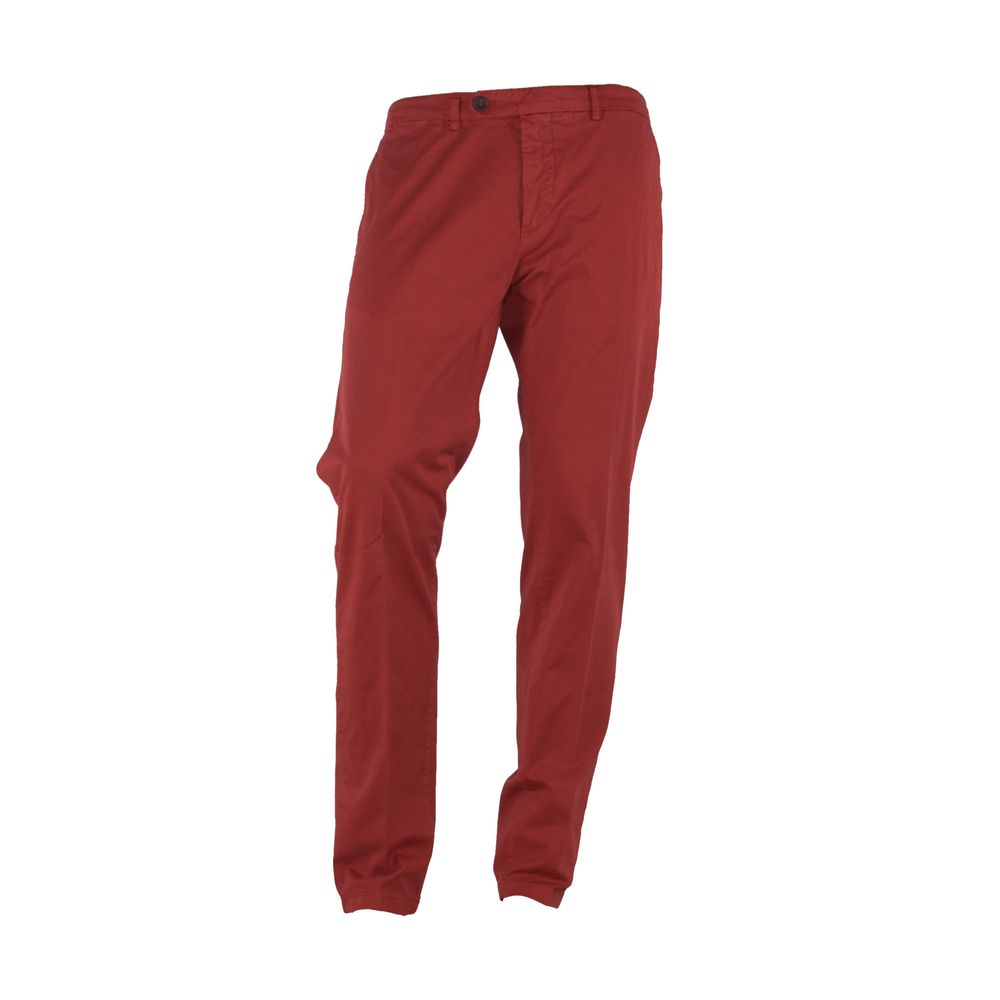 Pantalon d'été chic en coton mélangé Made in Italy