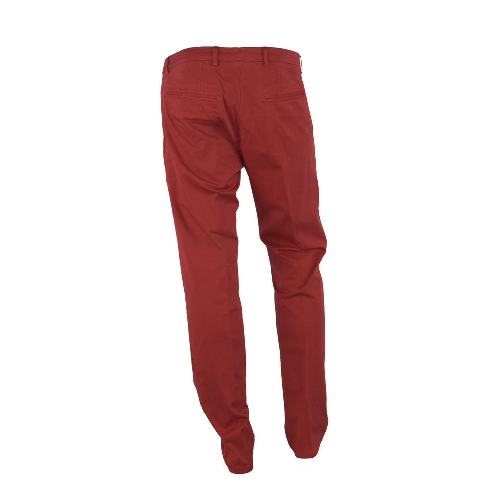 Pantalon d'été chic en coton mélangé Made in Italy