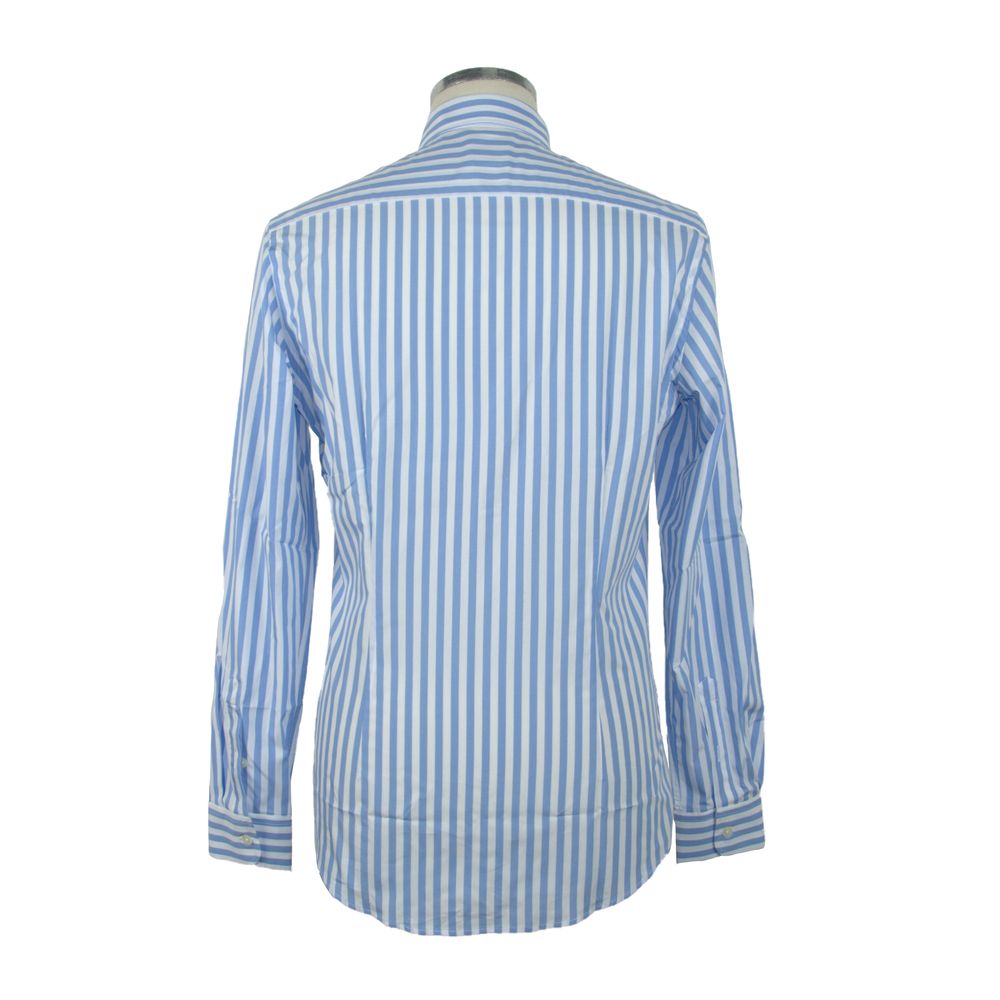 Made in Italy Elegant Light Blue Long Sleeve Shirt