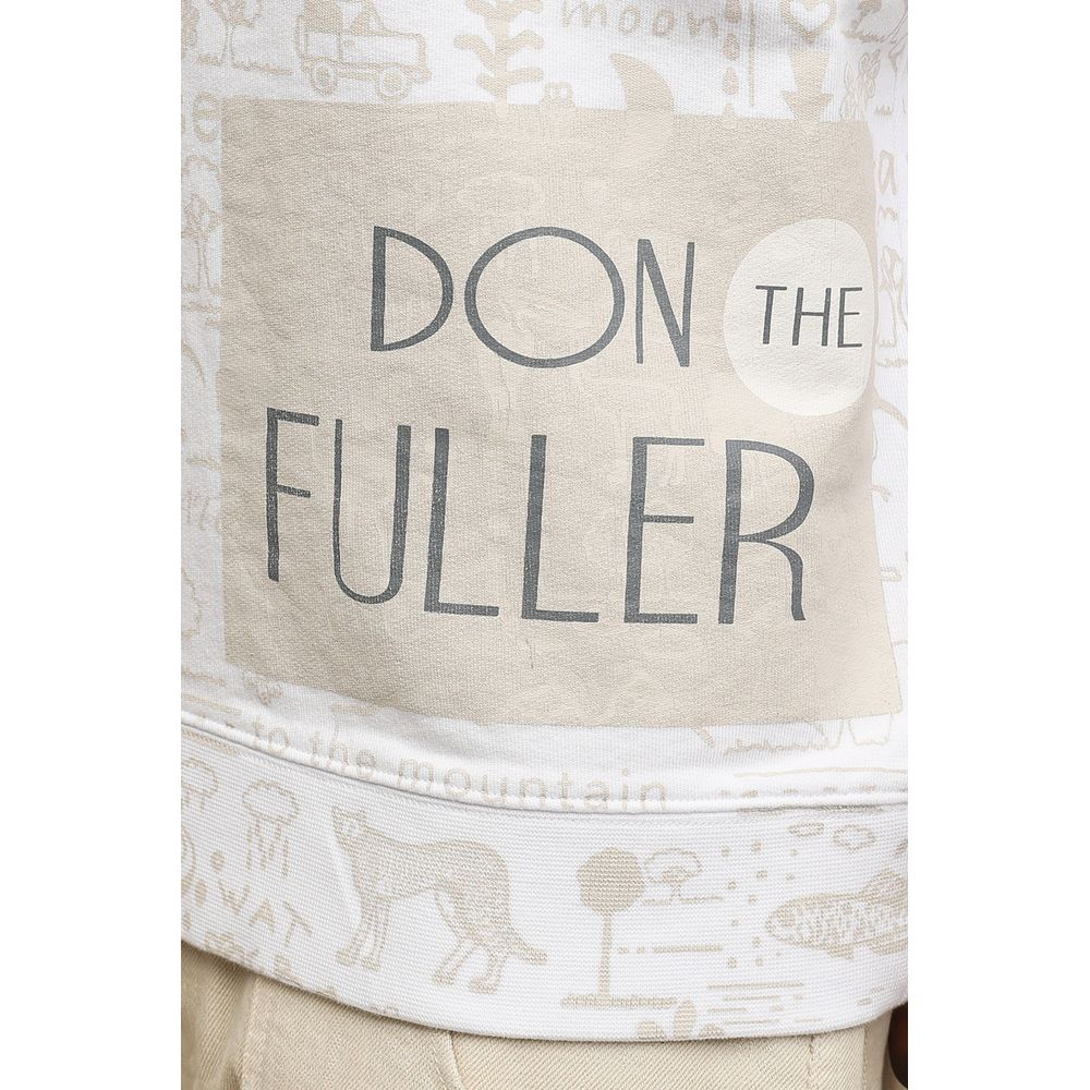 Don The Fuller Chic T-shirt de créateur en coton blanc