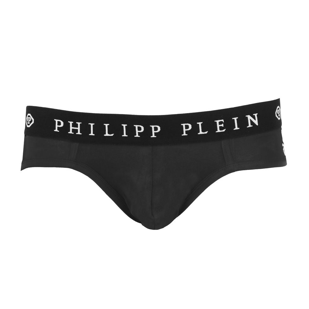 Philipp Plein Duo de boxers noirs élégants avec une touche de créateur