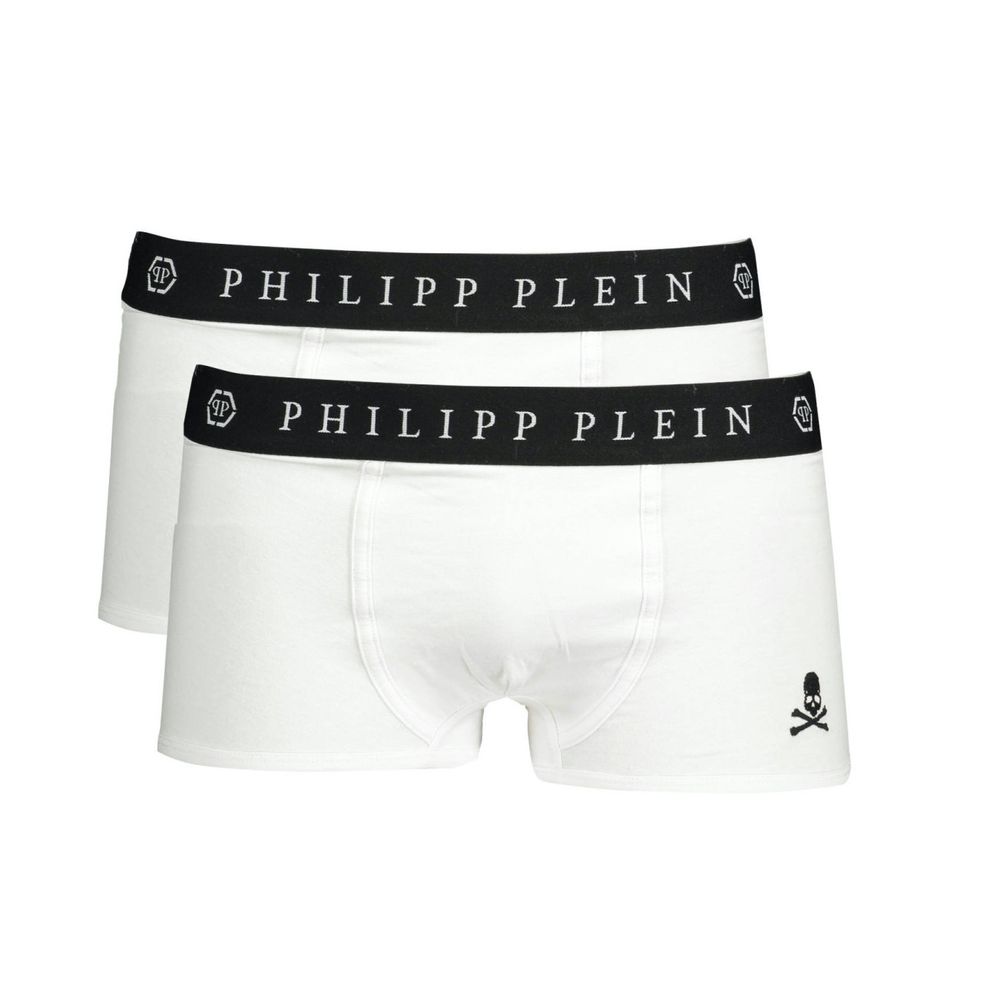 Philipp Plein Duo de boxers blancs Elevated Comfort