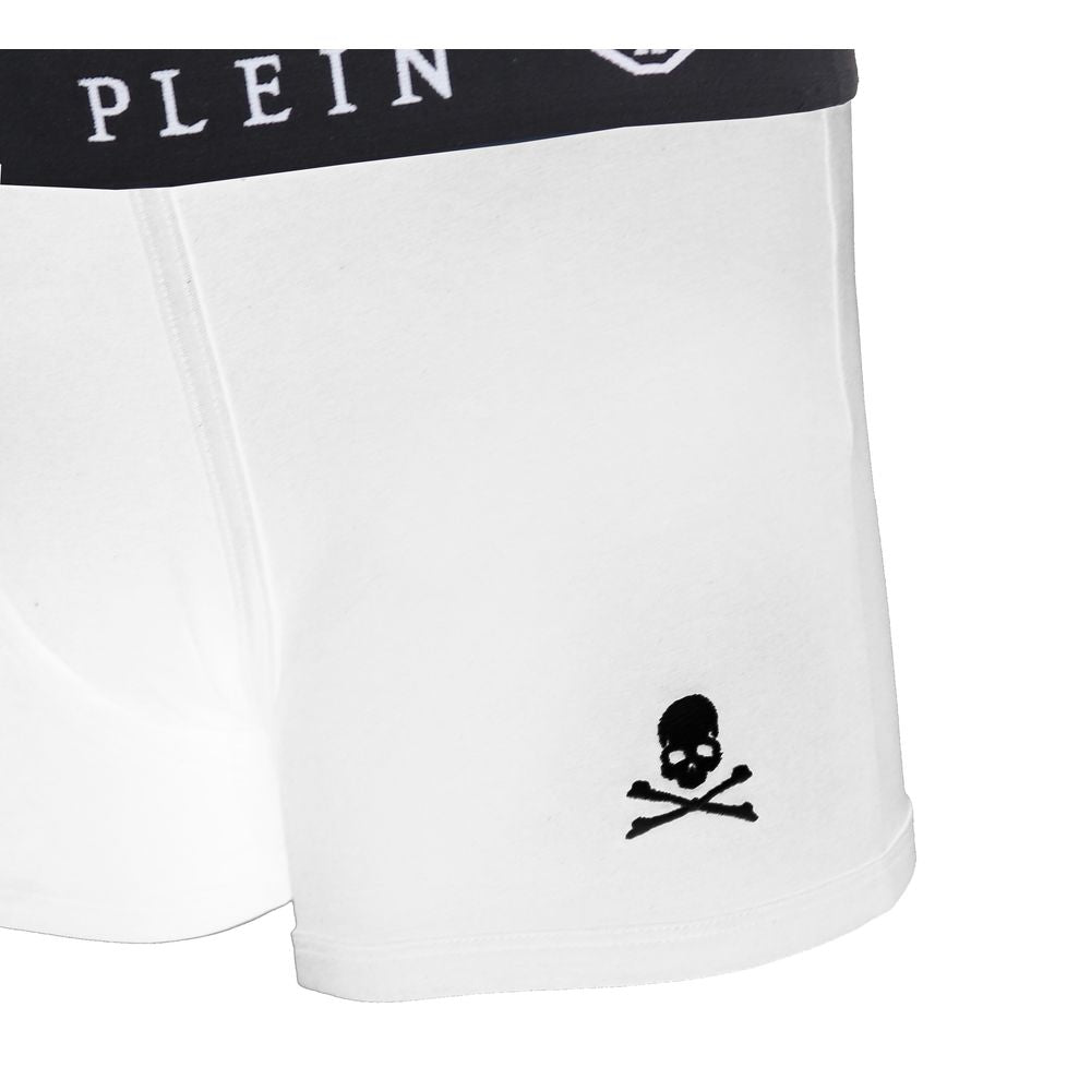 Philipp Plein Duo de boxers blancs Elevated Comfort