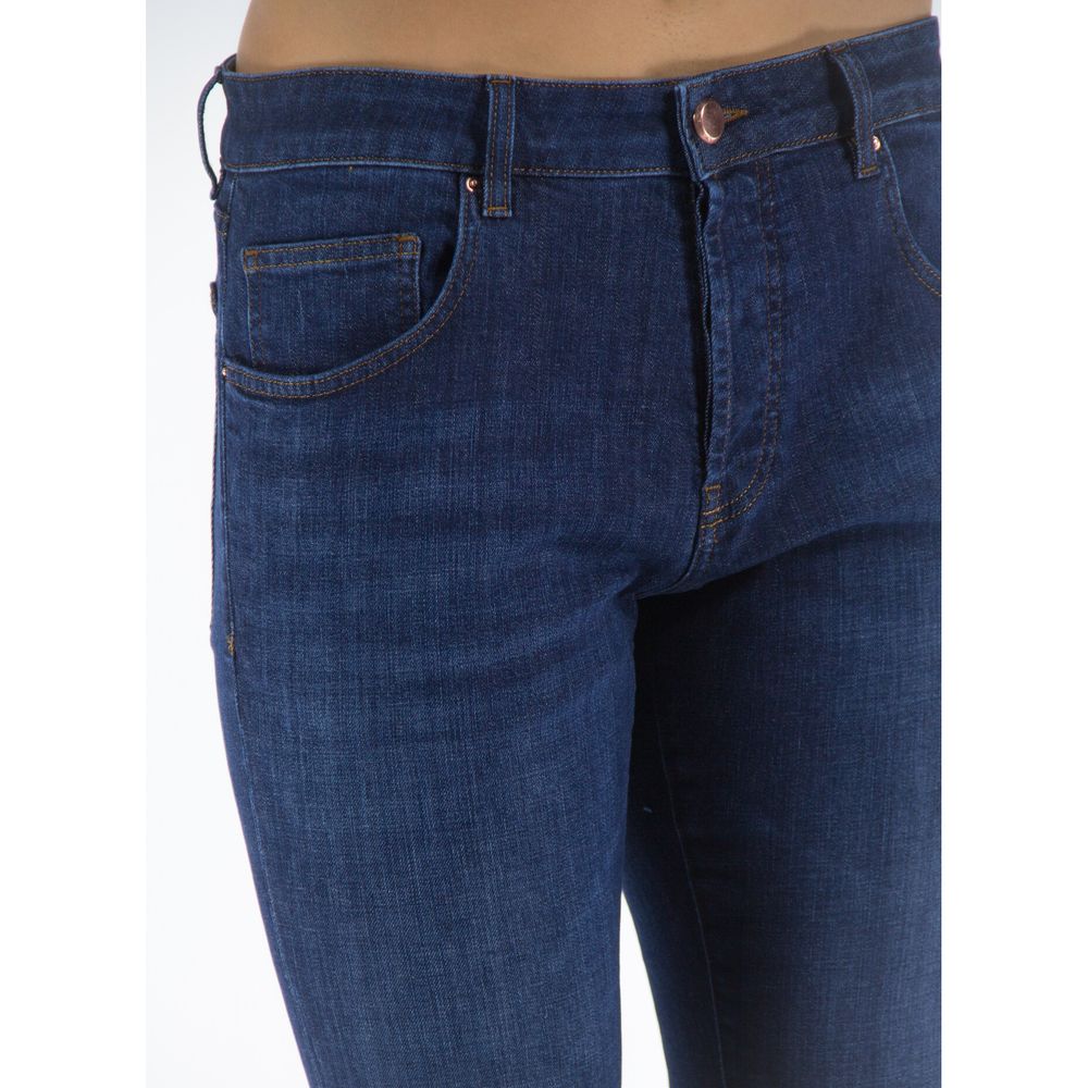 Don The Fuller - Jean stretch élégant en coton bleu foncé