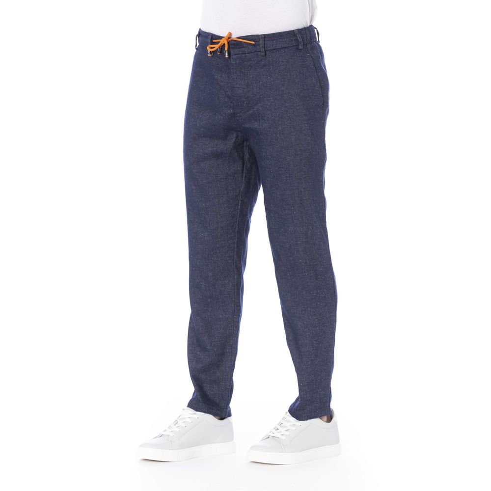 Distretto12 Blue Cotton Jeans & Pant