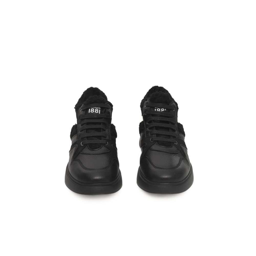 Cerruti 1881 Black COW Leather Sneaker