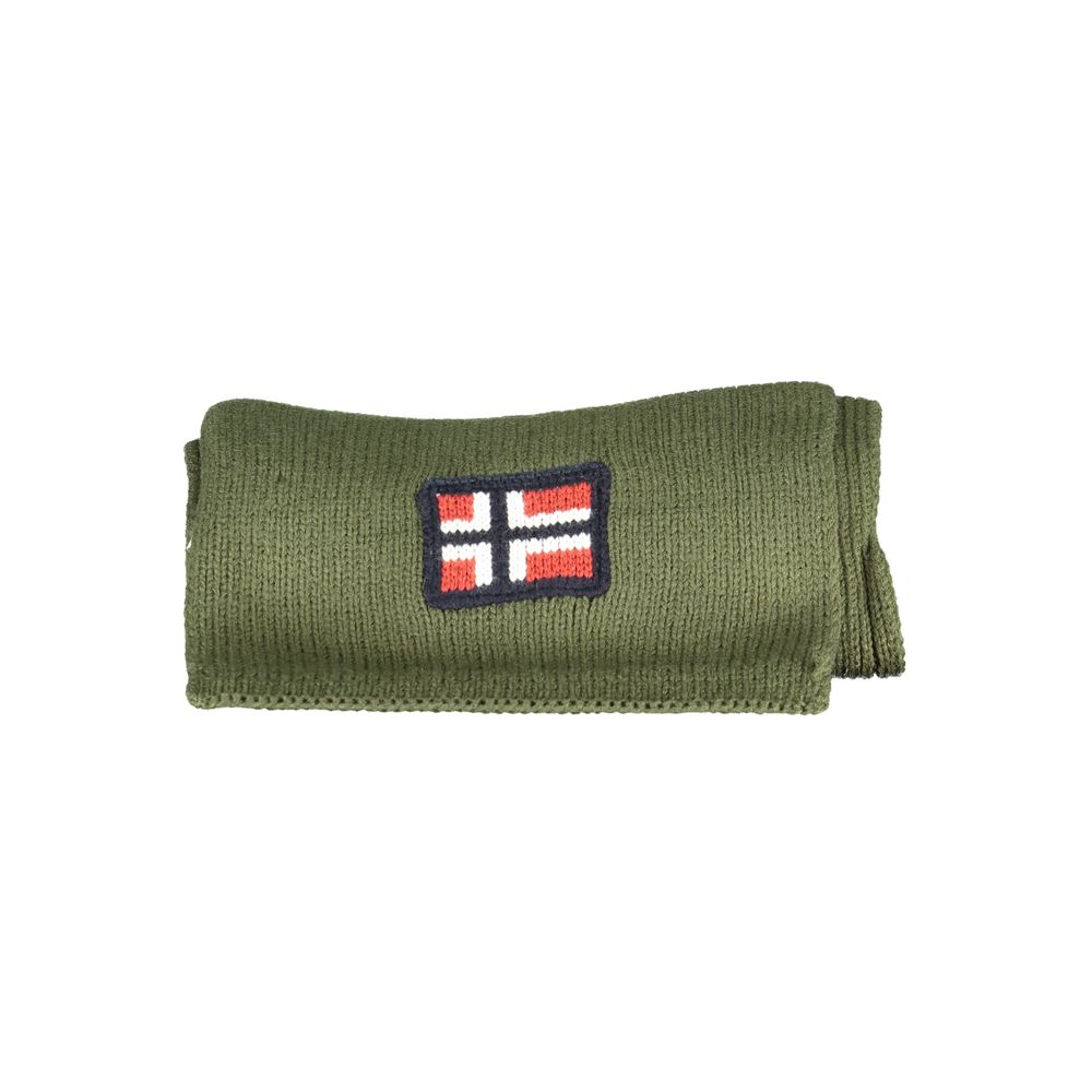 Norway 1963 Green Acrylic Scarf