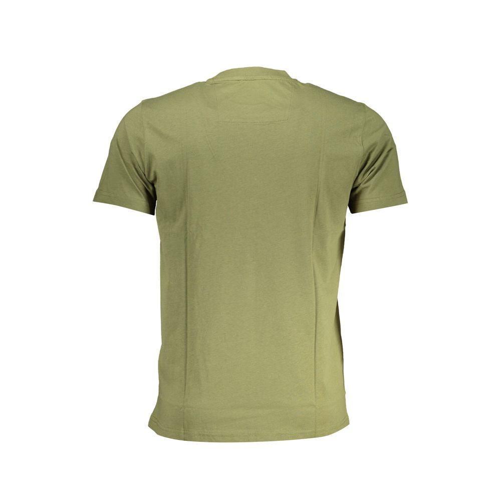 Cavalli Class Green Cotton T-Shirt