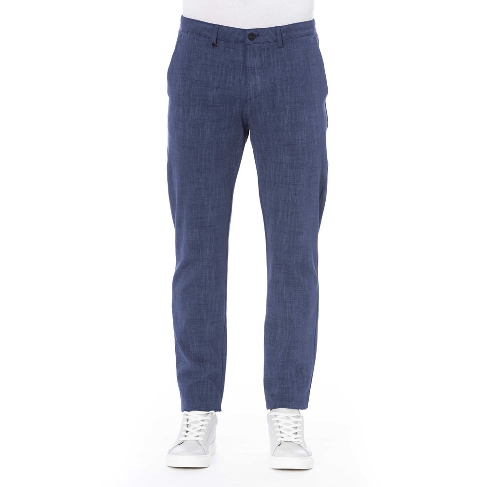 Distretto12 Blue Cotton Jeans & Pant