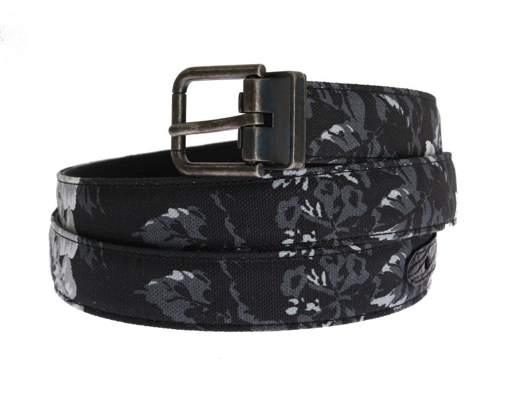 Ceinture de luxe élégante à motifs floraux pour hommes Dolce &amp; Gabbana