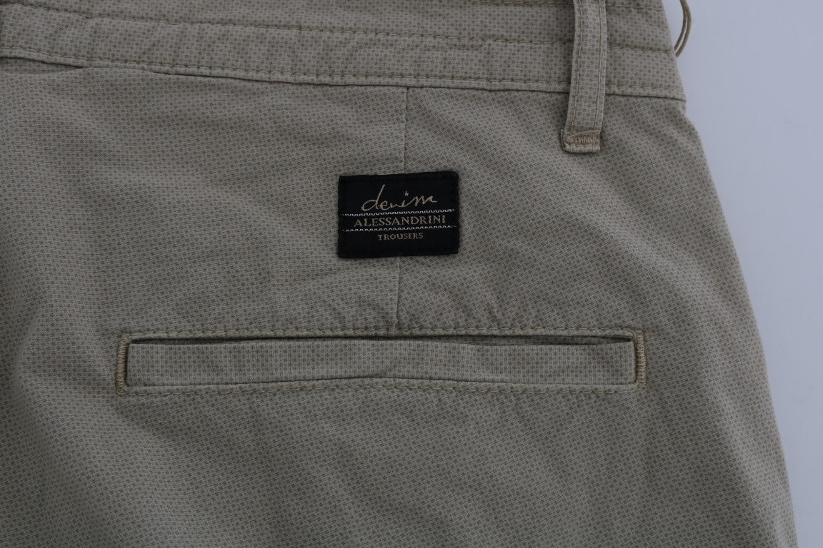 Daniele Alessandrini Pantalon chino slim beige pour un style sophistiqué