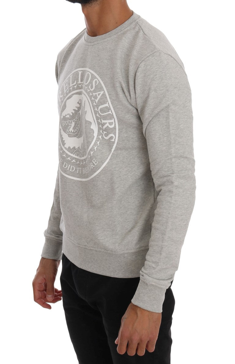 Frankie Morello Chic Morellosaurs Pull en coton à col rond