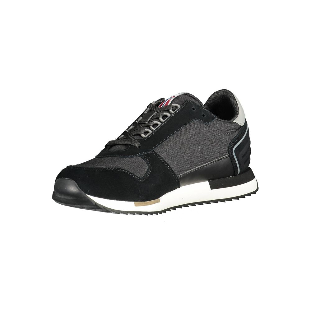 Napapijri Black Polyester Men Sneaker