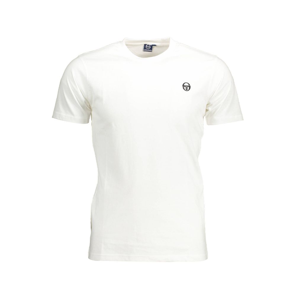 Sergio Tacchini White Cotton T-Shirt