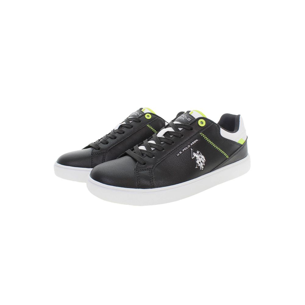 U.S. POLO ASSN. Black Polyester Men Sneaker