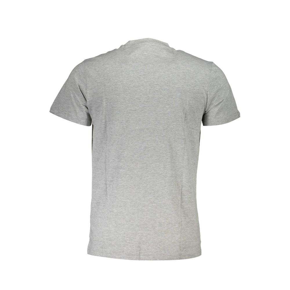 Cavalli Class Gray Cotton T-Shirt