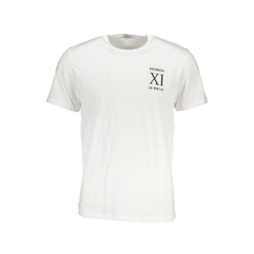 Bikkembergs White Cotton T-Shirt