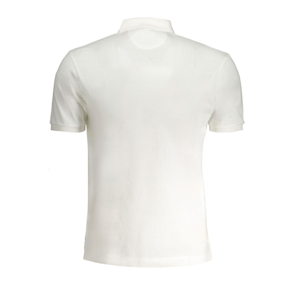 La Martina White Cotton Polo Shirt