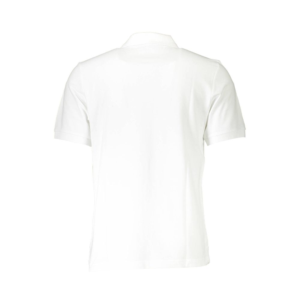 North Sails White Cotton Men Polo Shirt