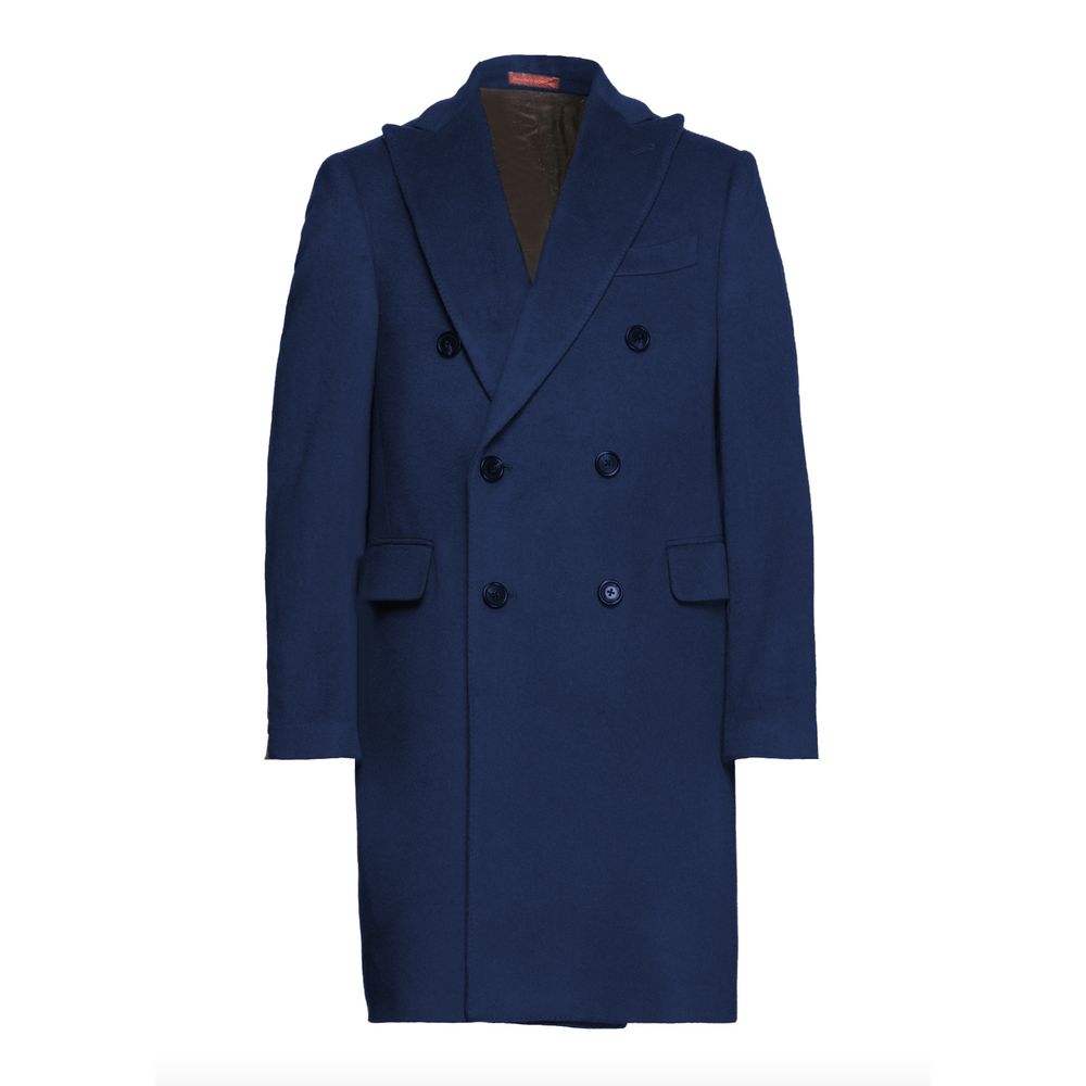 Élégant manteau Borgia bleu foncé