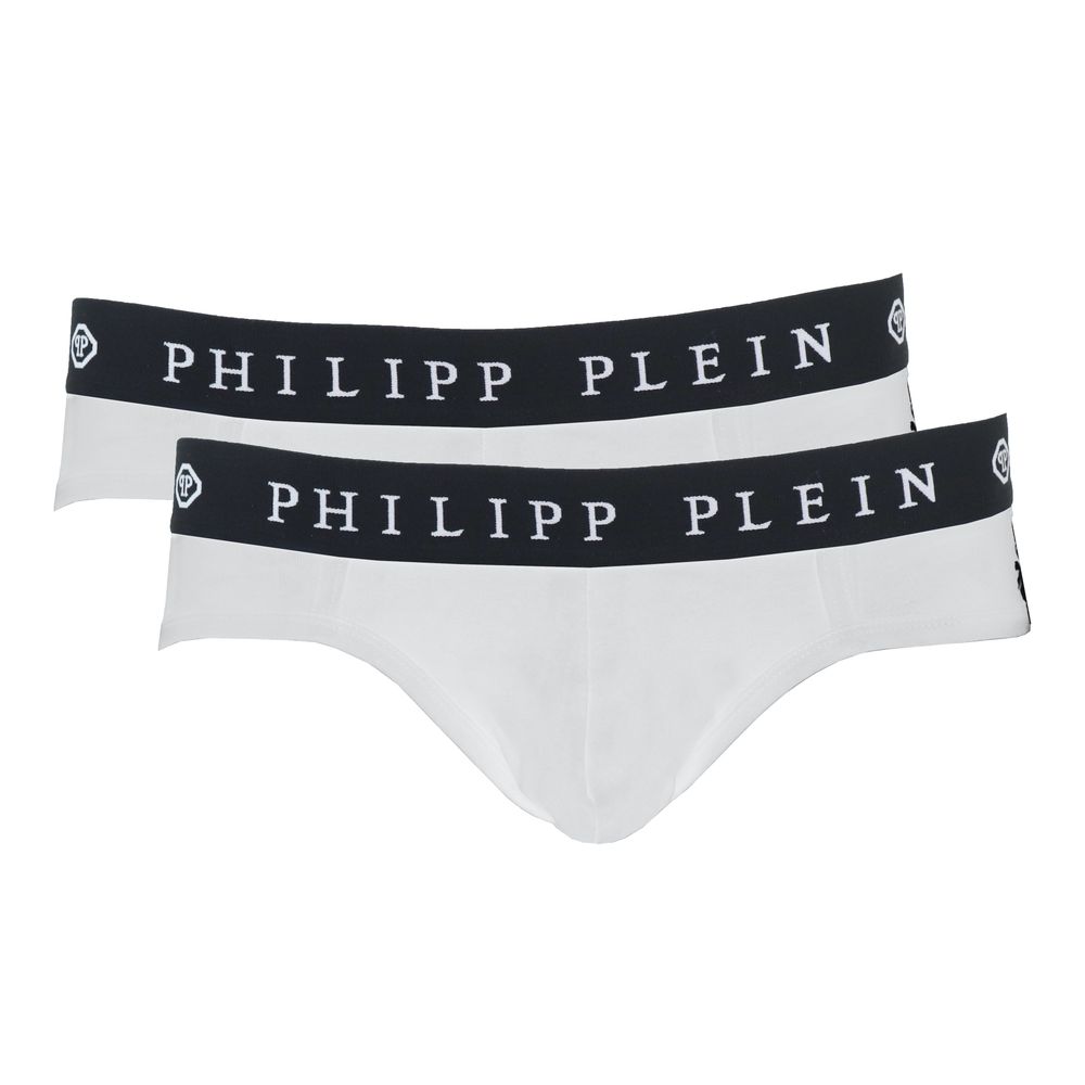 Philipp Plein - Lot de deux boxers blancs surélevés