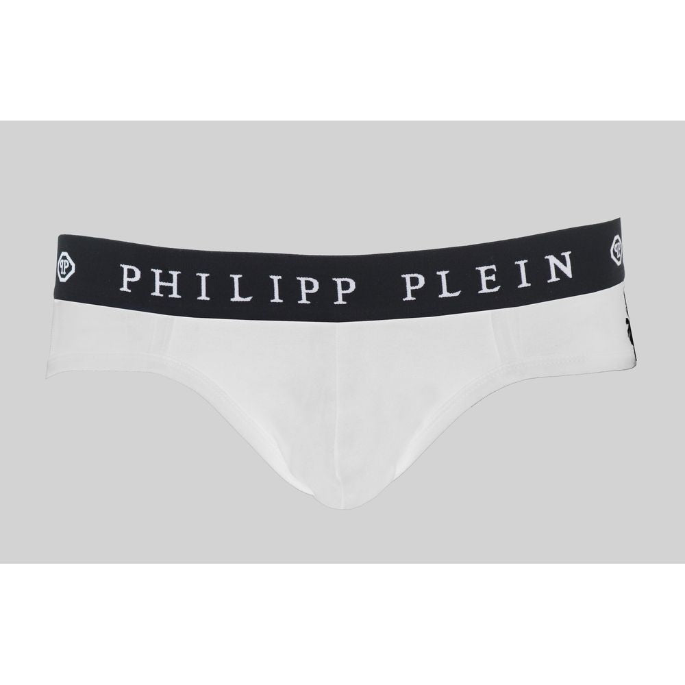 Philipp Plein - Lot de deux boxers blancs surélevés