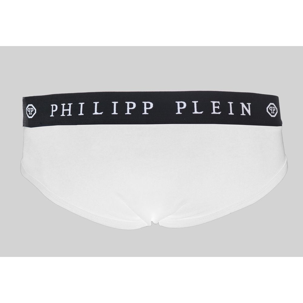 Philipp Plein - Lot de deux boxers blancs surélevés