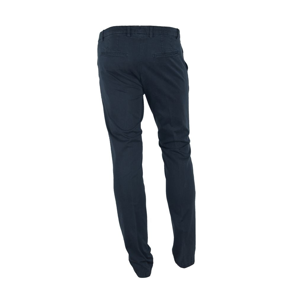 Pantalon d'été bleu élégant fabriqué en Italie