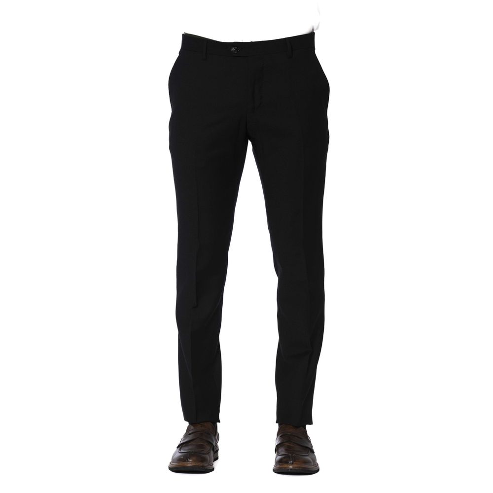 Trussardi Pantalon noir élégant pour un style distingué