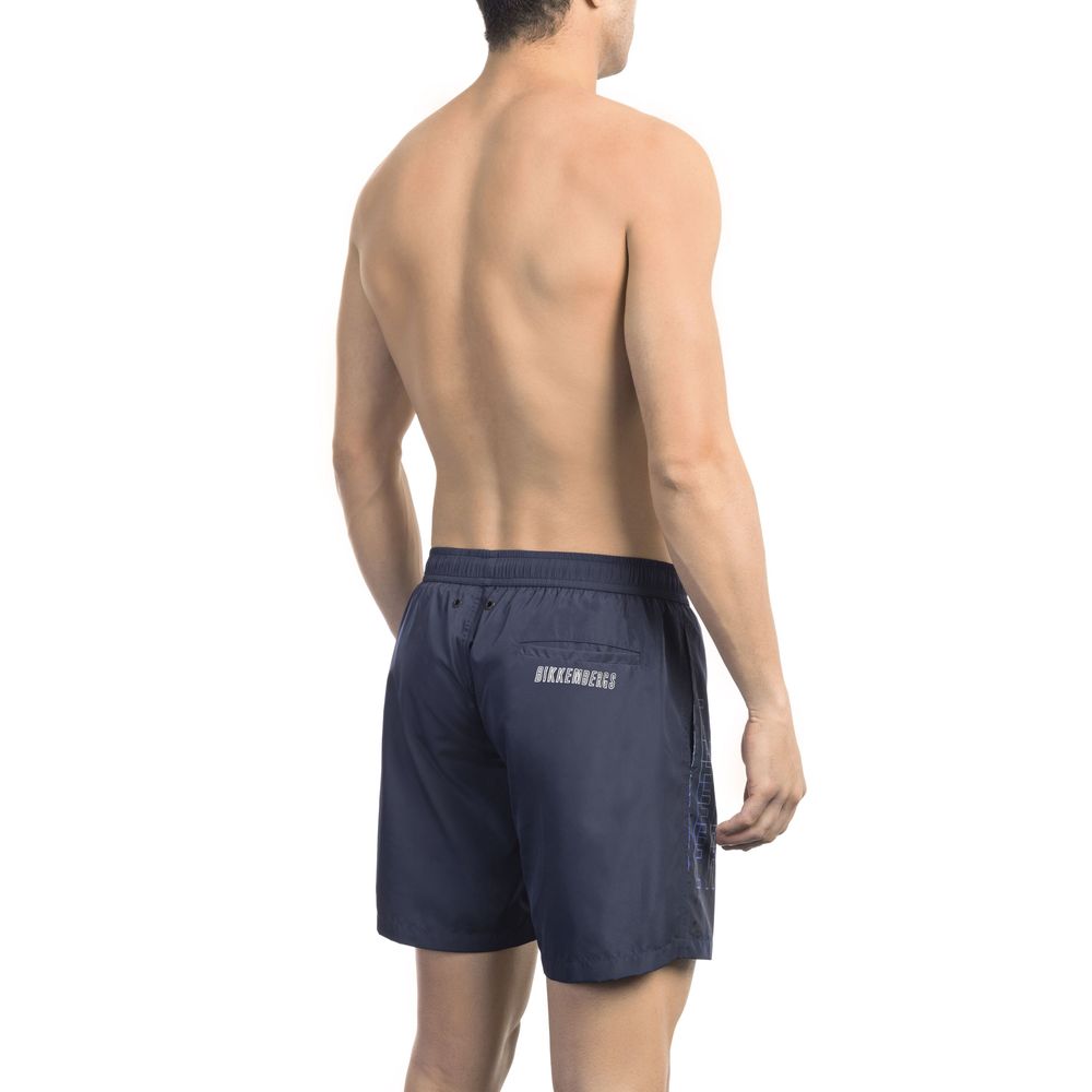 Bikkembergs Short de bain élégant dégradé en bleu