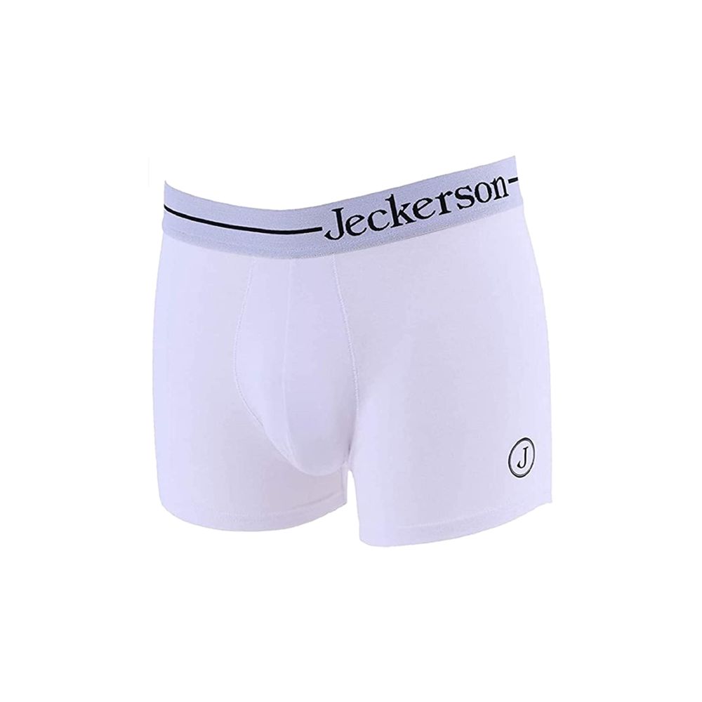 Jeckerson Boxer Duo élastique monochrome pour homme avec logo imprimé