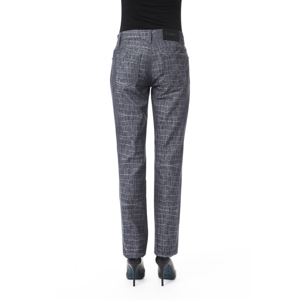 BYBLOS Pantalon chic imprimé croco avec poches