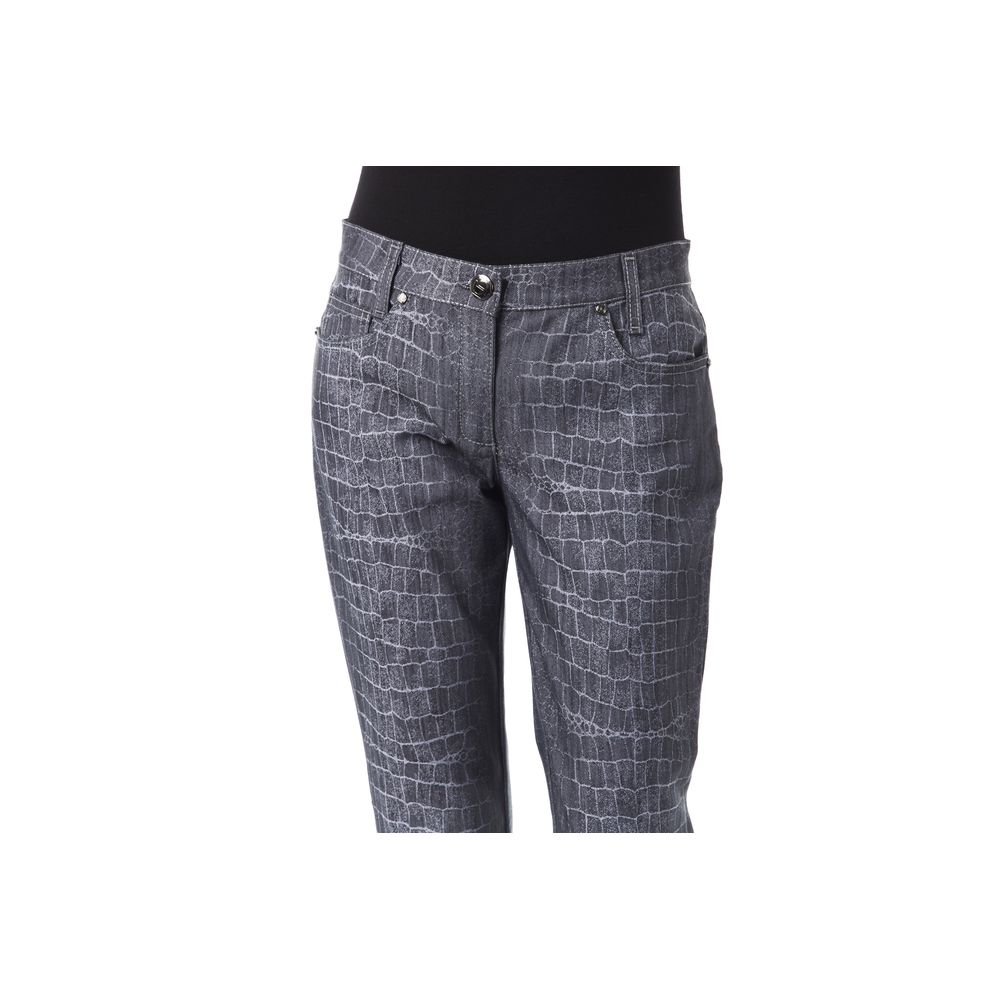 BYBLOS Pantalon chic imprimé croco avec poches