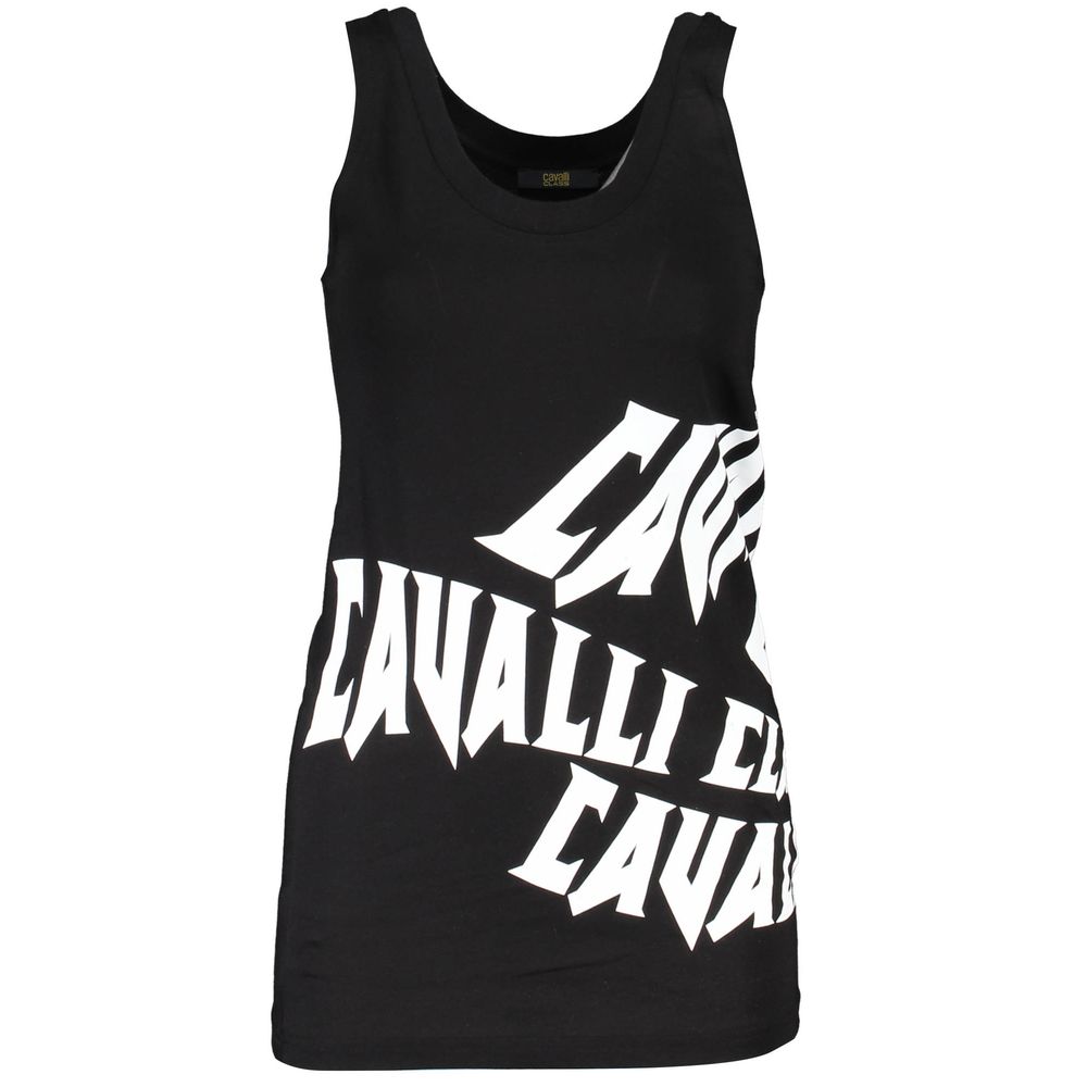 Cavalli Class Chic Wide-Shouldered Printed Tank Top