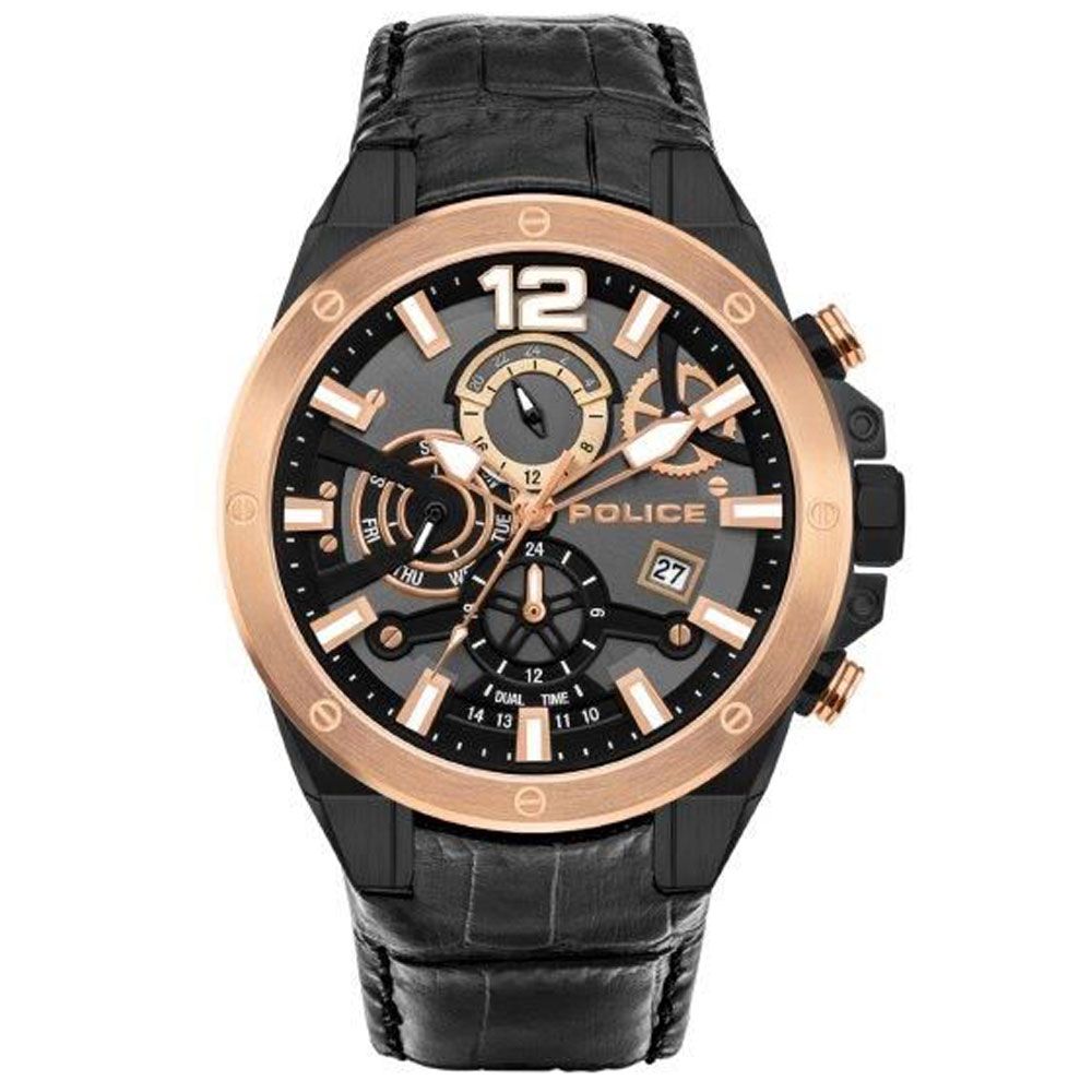 Police Rose Gold Men Watch