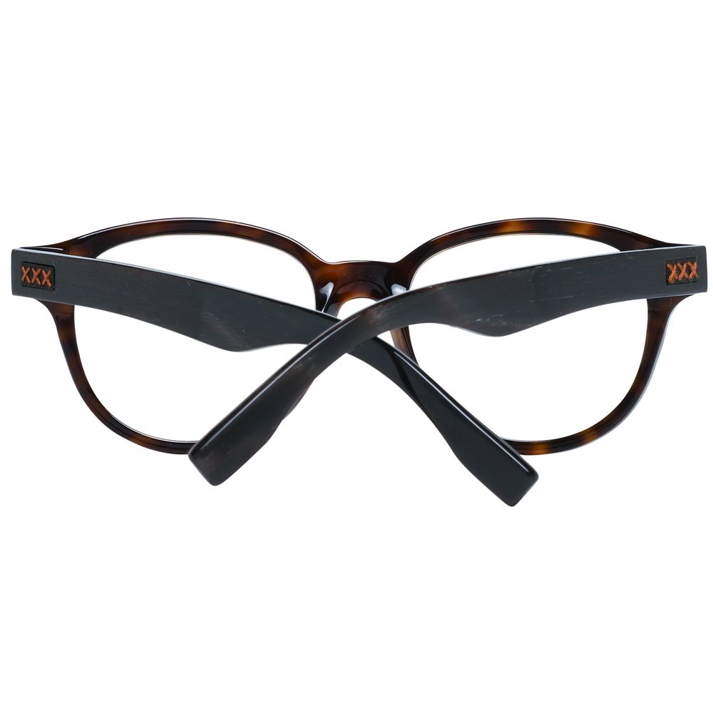 Zegna Couture Brown Men Optical Frames